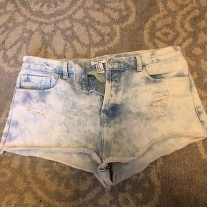 High Waisted Jean Shorts